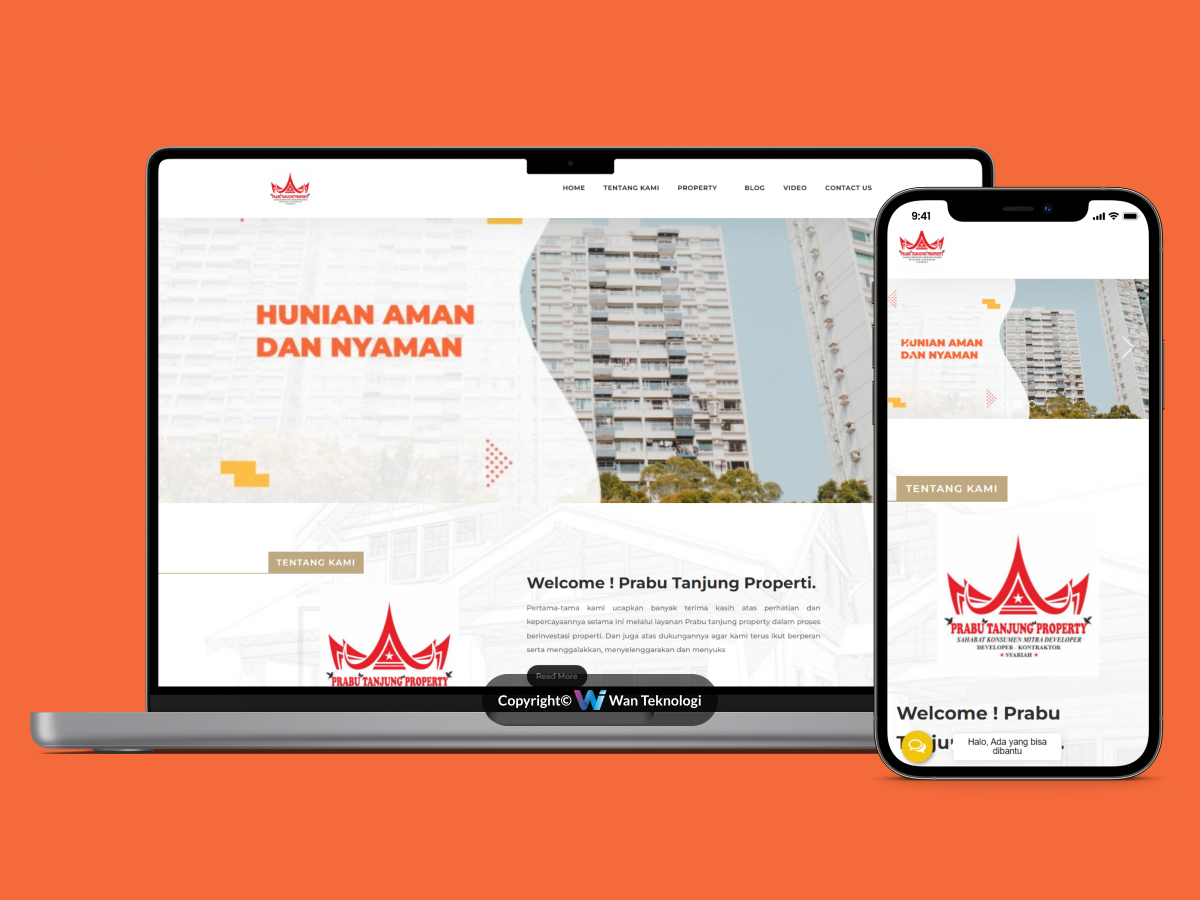 Website Prabu Tanjung Properti